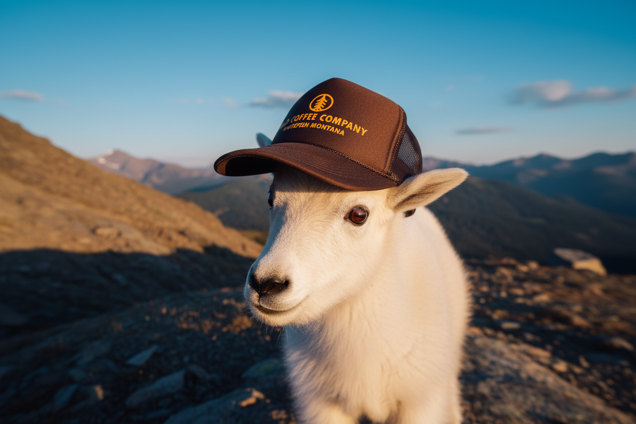 Trucker Hat - Brown/Orange